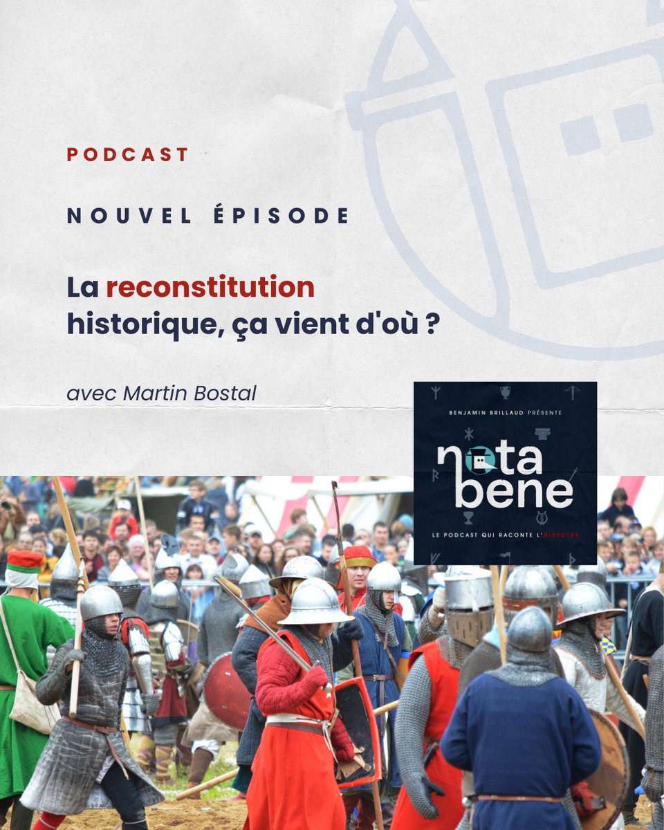 Vous avez déjà eu envie de vivre à une autre époque ?
Eh bah jackpot, car c'est en partie possible grâce à la reconstitution historique !
Mais qu'est-ce que c'est, d'où ça vient, et comment ça se pratique ?
On en cause avec Martin Bostal dans le podcast !
podcastaddict.com/podcast/nota-b…