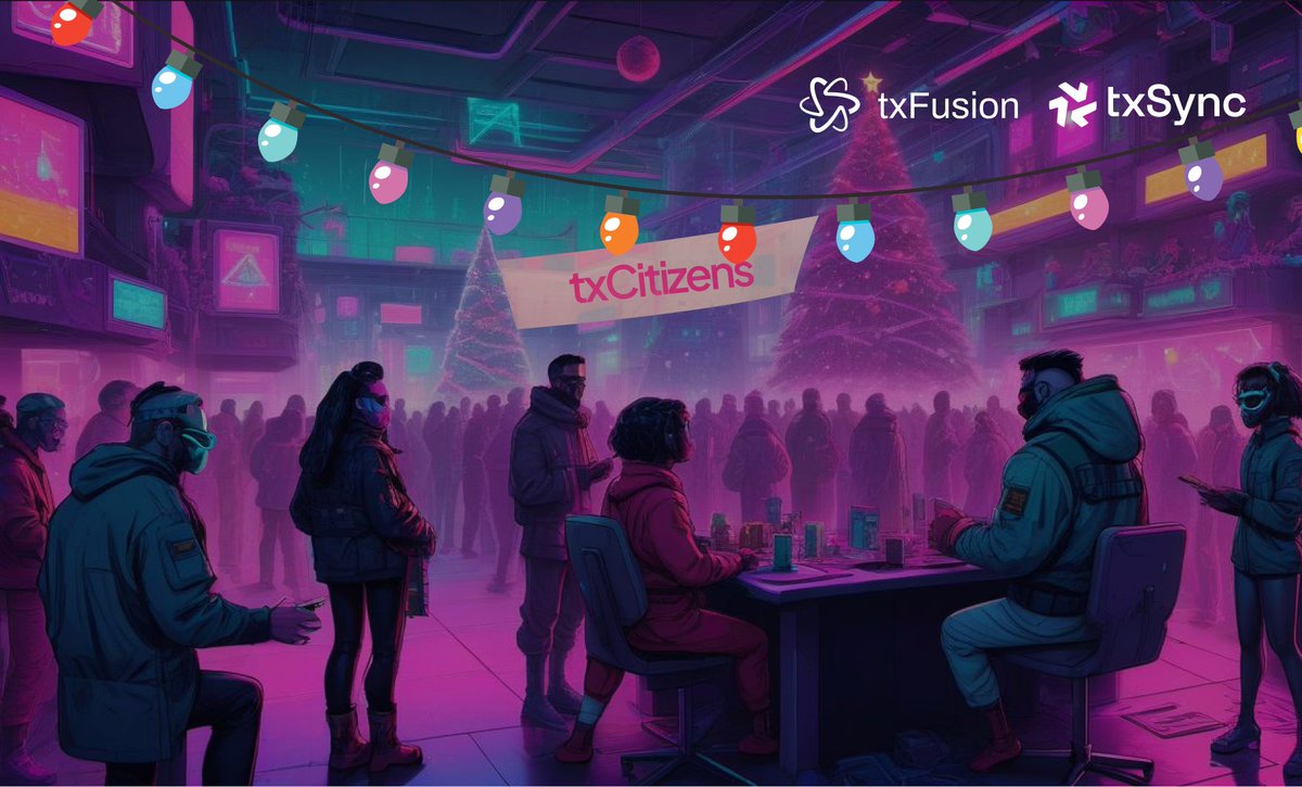 txSync_io's tweet photo. Still in a holiday mood? 🎉
Take a moment to connect with fellow #txCitizens and discover how they’re innovating on ZKsync.
Join our Discord and share your thoughts:
https://t.co/74XI0zg1yW https://t.co/xSoYkvMV9K