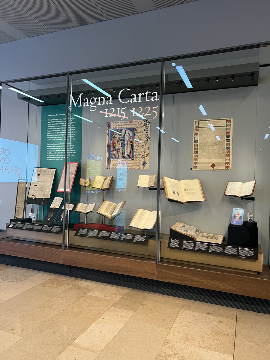 bodleianlibs's tweet photo. Is your New Year’s Resolution to visit more museums &amp; exhibitions? Expand your intellectual horizons? Or even to save money?

If so, pop down to the Bod where you can see Write Cut Rewrite; Oracles, Omens and Answers; and our new display: Magna Carta -1215- 1225. All for FREE! https://t.co/eurVUZA4WL