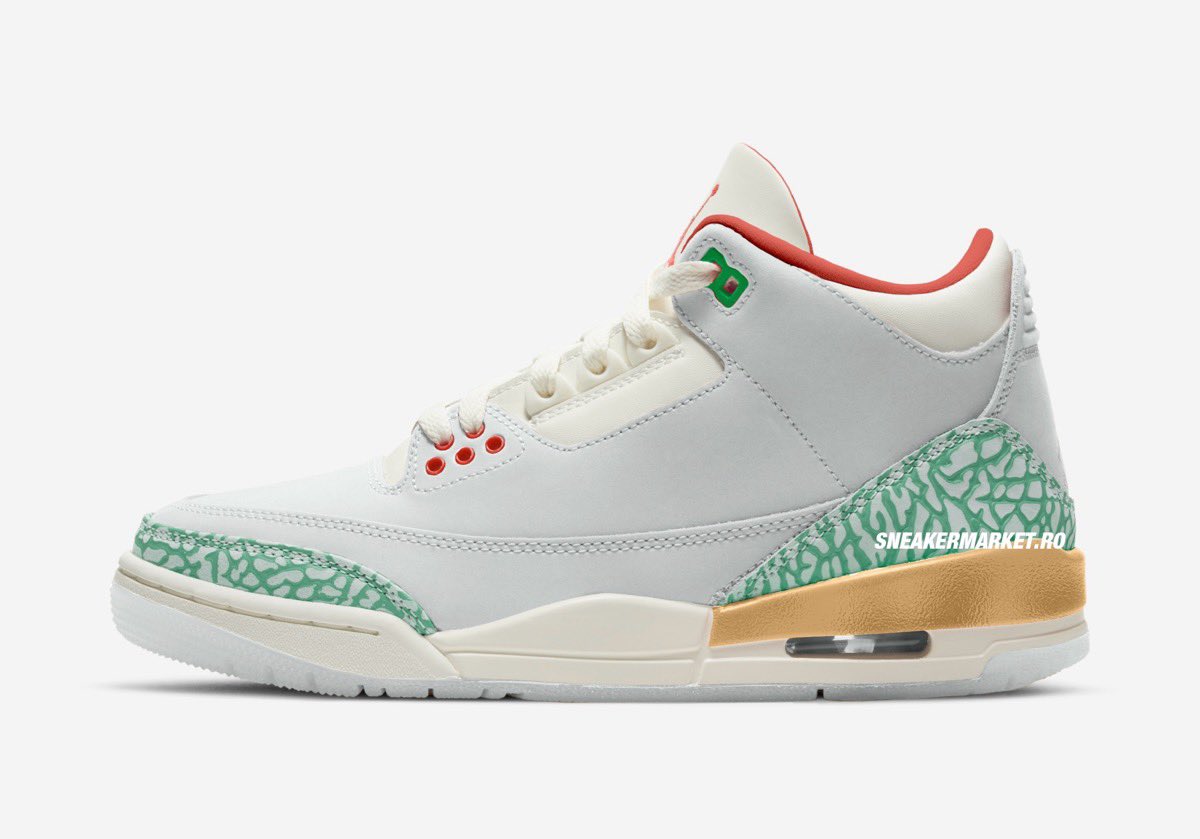 Nike Air Jordan 3 Retro MEX “Summit White”が発売予定 ［IO1752-100 