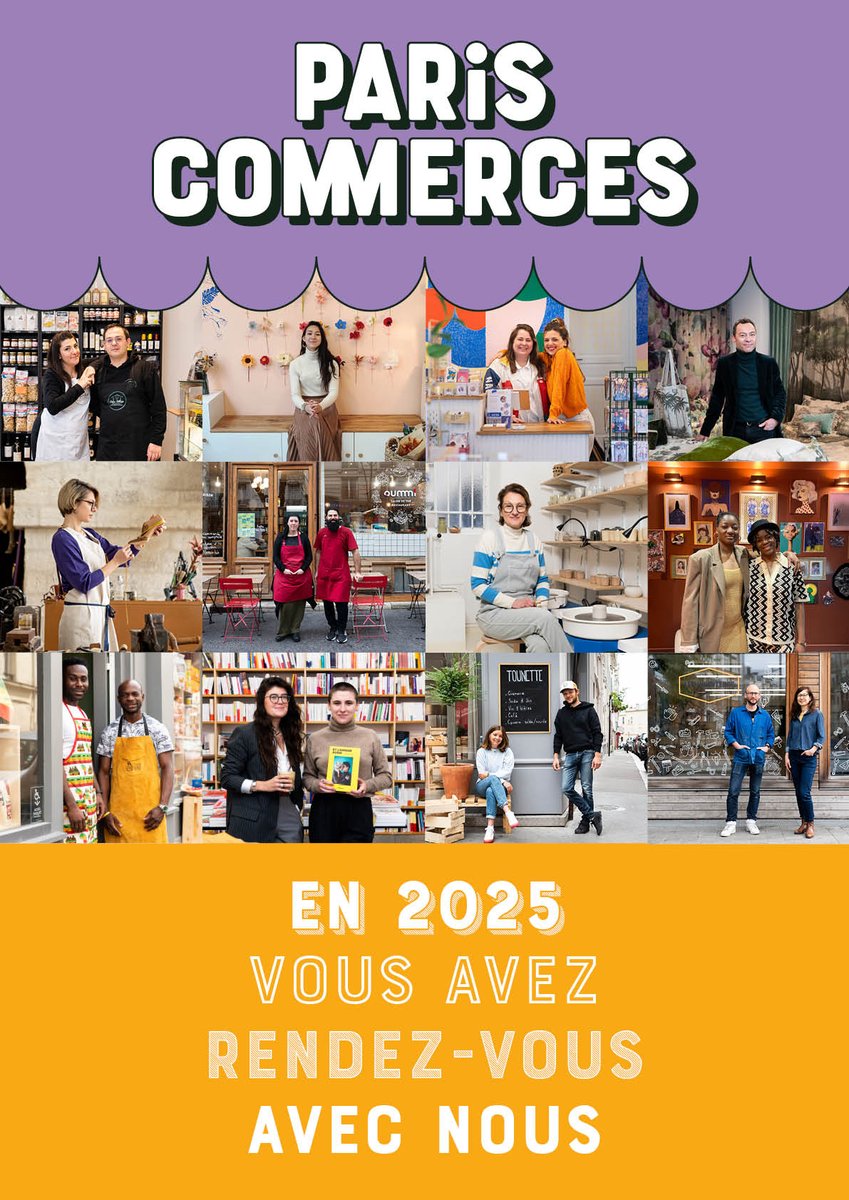 Paris Commerces vous présente ses meilleurs vœux pour cette nouvelle année ! ✨

Nos commerces sont vos commerces. Ils, elles, font prospérer une économie de proximité riche de sens et de relations humaines. 

En 2025, vous avez rendez-vous avec nous, avec elles, avec eux.