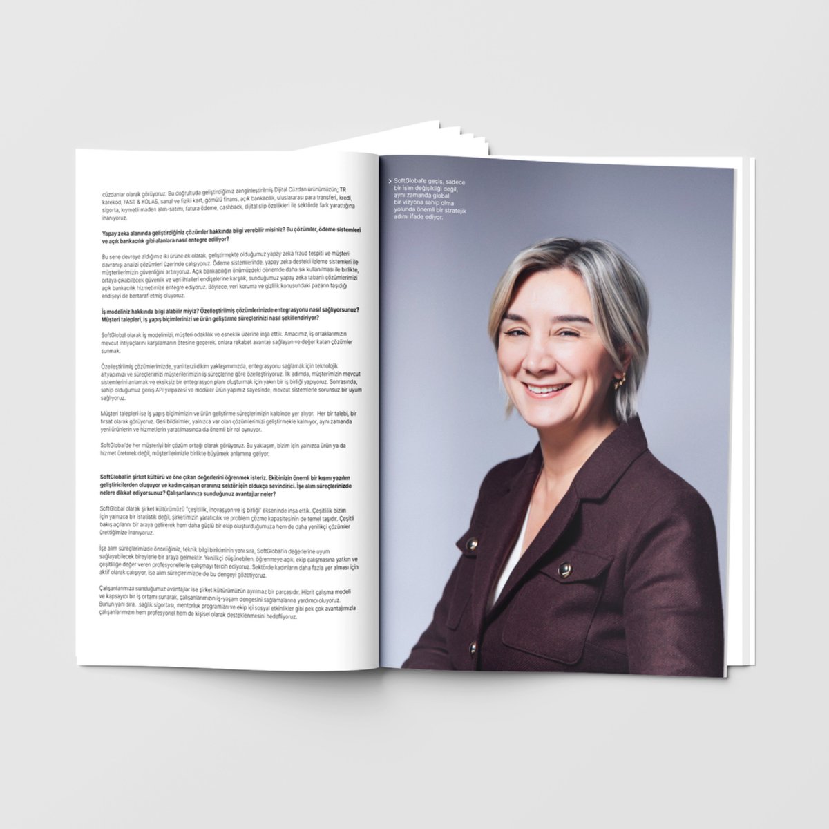 🚀 CEO'muz Nazan Arıca Fintechtime’da!

CEO’muz Nazan Arıca, Fintechtime dergisinin kapağında yer aldı ve şirketin vizyonunu, inovatif çözümlerini ve başarı hikayesini paylaştı. 🌍

#SoftGlobal