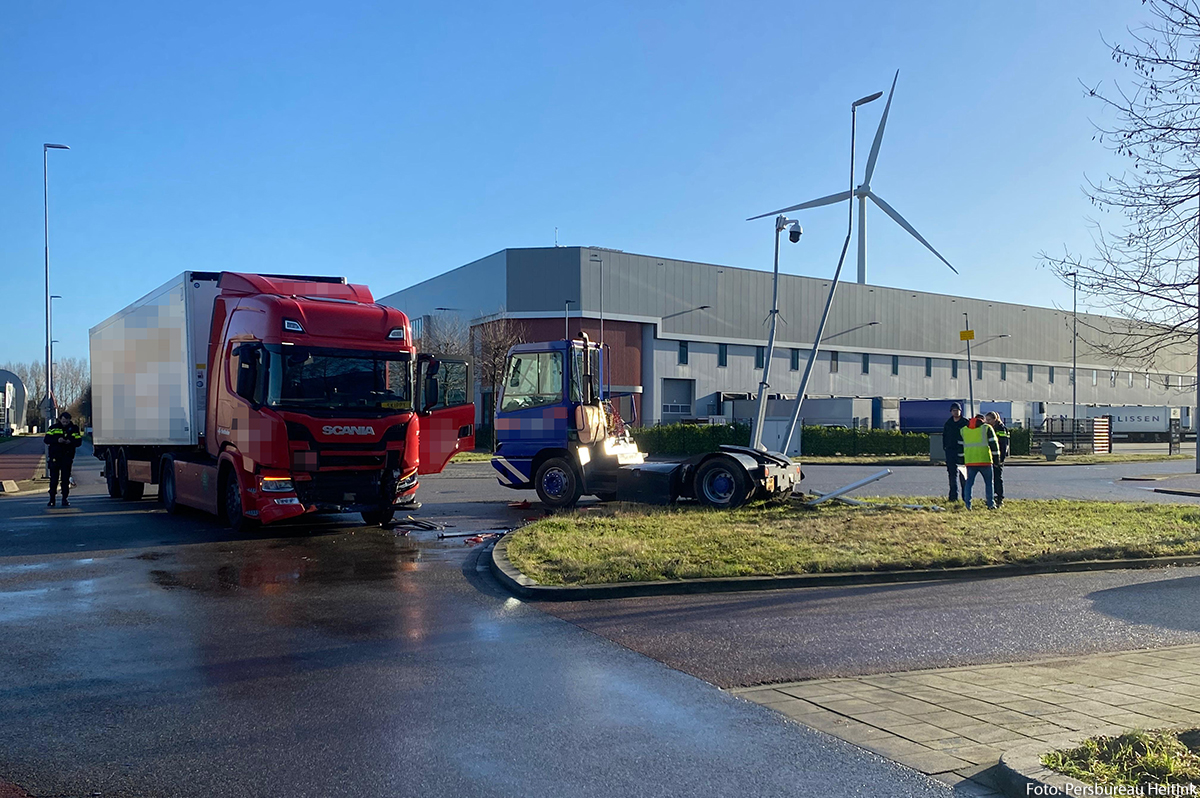 Aanrijding op industrieterrein in Ede