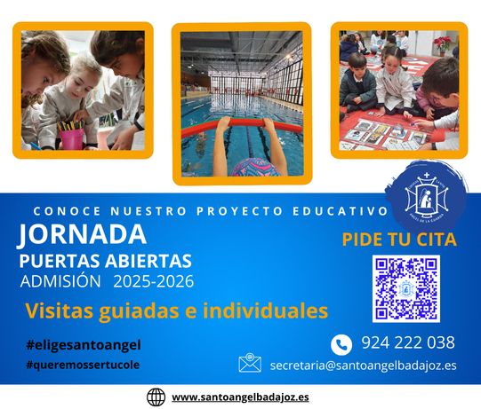 Santoangelbadaj's tweet photo. En el Colegio Santo Ángel creemos que la educación va más allá del aula: acompañamos a nuestros alumnos y sus familias en cada paso del camino. Trabajamos juntos para crecer, aprender y superar desafíos, siempre desde la cercanía y el compromiso. ¡Aquí, somos una gran familia! https://t.co/WQipKdu82i