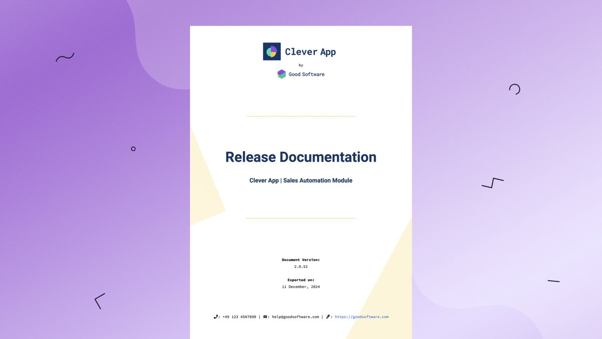 K15t (@k15t_) on Twitter photo Already crafting your product documentation in <a href="/Confluence/">Atlassian Confluence</a>? Our new Release Documentation Template lets you turn your #Confluence content into sleek, customizable PDFs that you can share with your users.
Ready to make an impression? To the template 👉 k15t.com/products/scrol… Already crafting your product documentation in <a href="/Confluence/">Atlassian Confluence</a>? Our new Release Documentation Template lets you turn your #Confluence content into sleek, customizable PDFs that you can share with your users.
Ready to make an impression? To the template 👉 k15t.com/products/scrol…