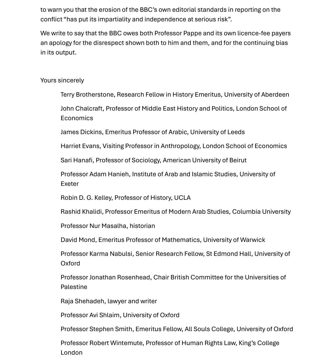 BRICUP (@bricup) on Twitter photo We write to <a href="/BBCNews/">BBC News (UK)</a> on their decision to withdraw an invitation for Ilan Pappe to speak on their podcast The Conflict We write to <a href="/BBCNews/">BBC News (UK)</a> on their decision to withdraw an invitation for Ilan Pappe to speak on their podcast The Conflict