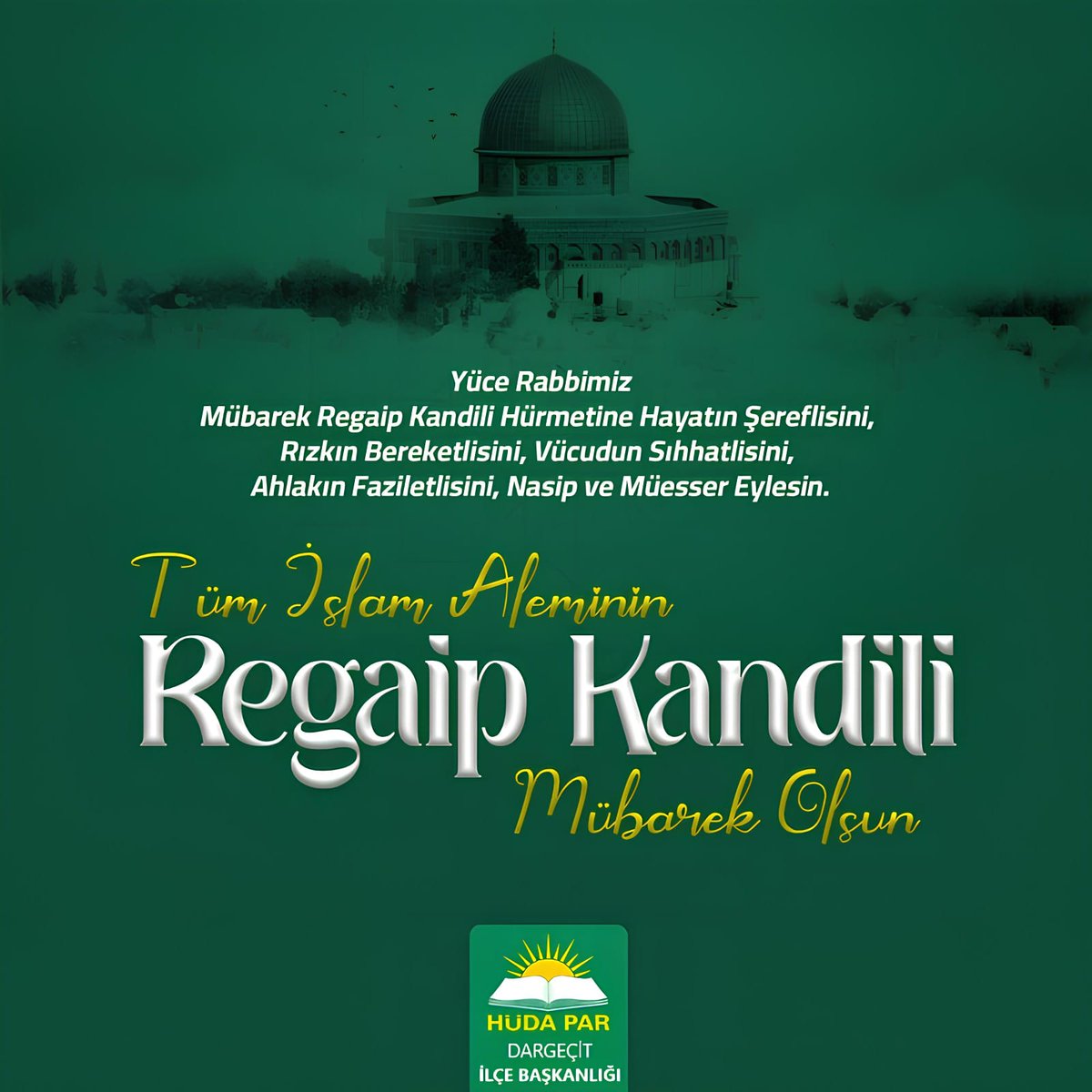 Yüce Rabbimiz

Mübarek Regaip Kandili Hürmetine Hayatın Şereflisini, Rızkın Bereketlisini, Vücudun Sıhhatlisini, Ahlakın Faziletlisini, Nasip ve Müesser Eylesin.

Tüm İslam Aleminin #RegaipKandili Mübarek Olsun