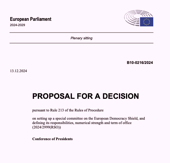 marcvidal's tweet image. 🚨 Europa Avanza avanza con su nuevo "Escudo Democrático" que algunos aseguran es otra herramienta de Censura.

El Parlamento Europeo ha dado un paso más hacia el control de la información en internet con la aprobación del llamado "Escudo Democrático Europeo", un comité que, bajo…