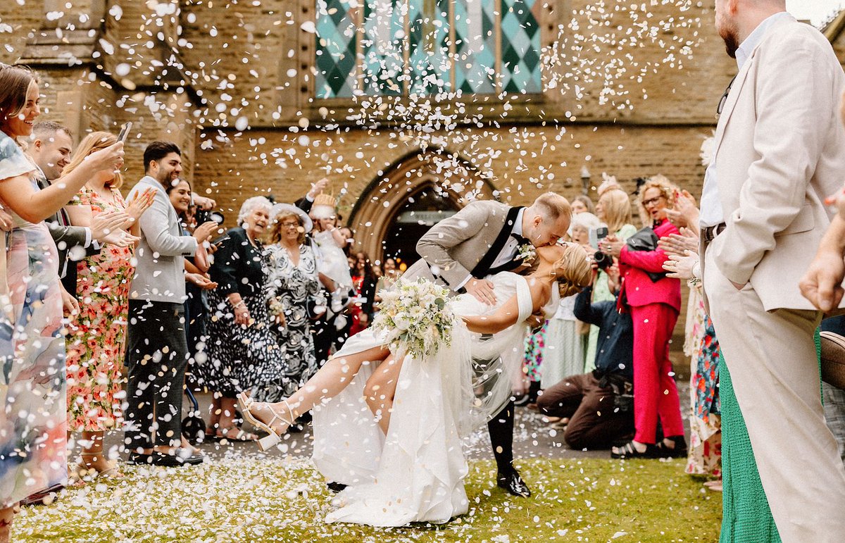 Lauren and Jonny's wedding was vibrant, elegant, full of fun and emotion. A great day! I had to be on my toes for this confetti action! #confetti #weddingconfetti #wedinspo #weddingplanning #engaged