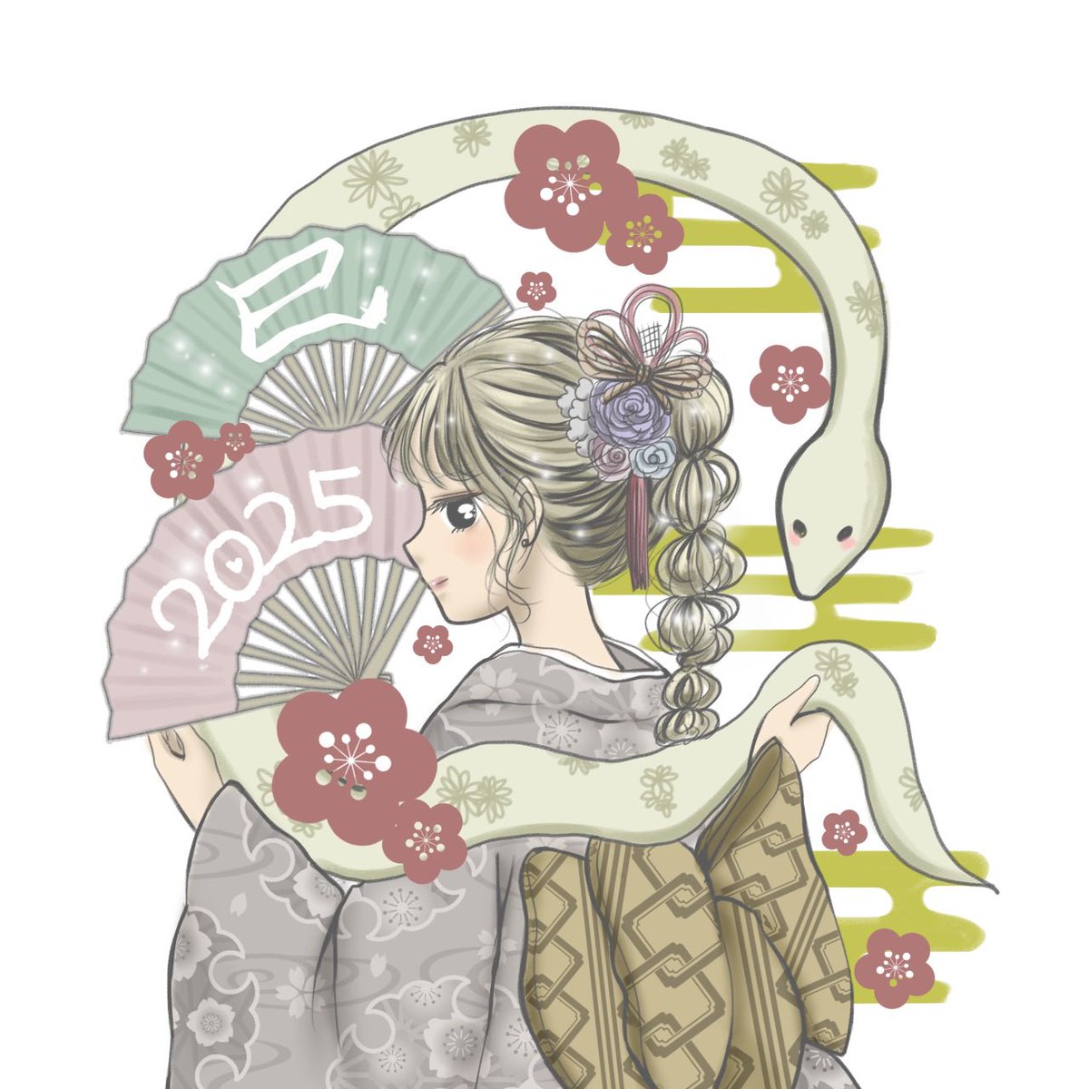 happy new year♡♡

思い出した時にしか呟かないけど‥
本年もよろしくお願いします☺️🫶
#2025 #巳年