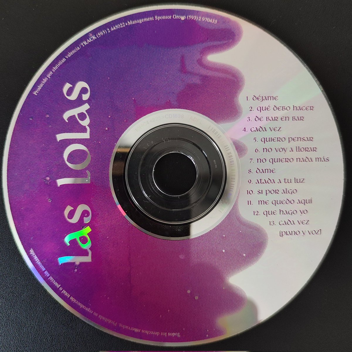 CristhianCoba's tweet photo. #LasLolas | A fines del 99, con el apoyo de Christian Valencia, lograron entrar en las radios con su tema "¿Qué Debo Hacer?", compuesto por @sergiosacoto.
Esta primera producción, fue lanzada oficialmente el 12 de julio de 2000.
#MúsicaEc
#Coleccionismo
🖤💀 https://t.co/cM2wDyugY9
