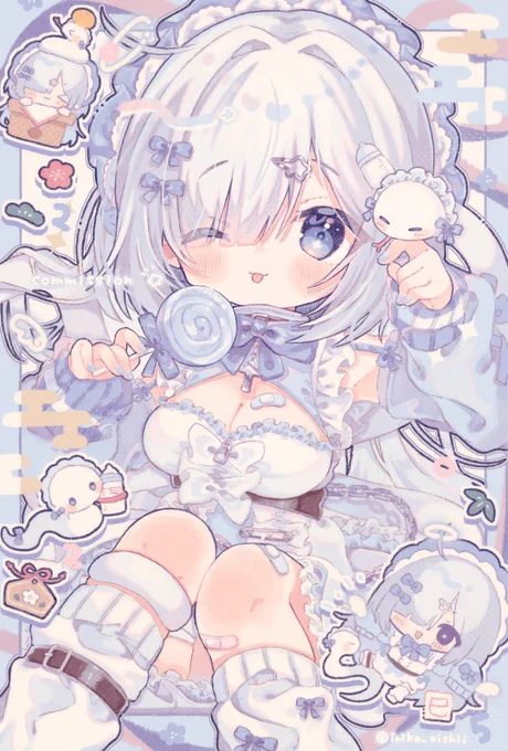 ꔛ⋆꙳お年賀絵リクエストありがとうございました〜!! 