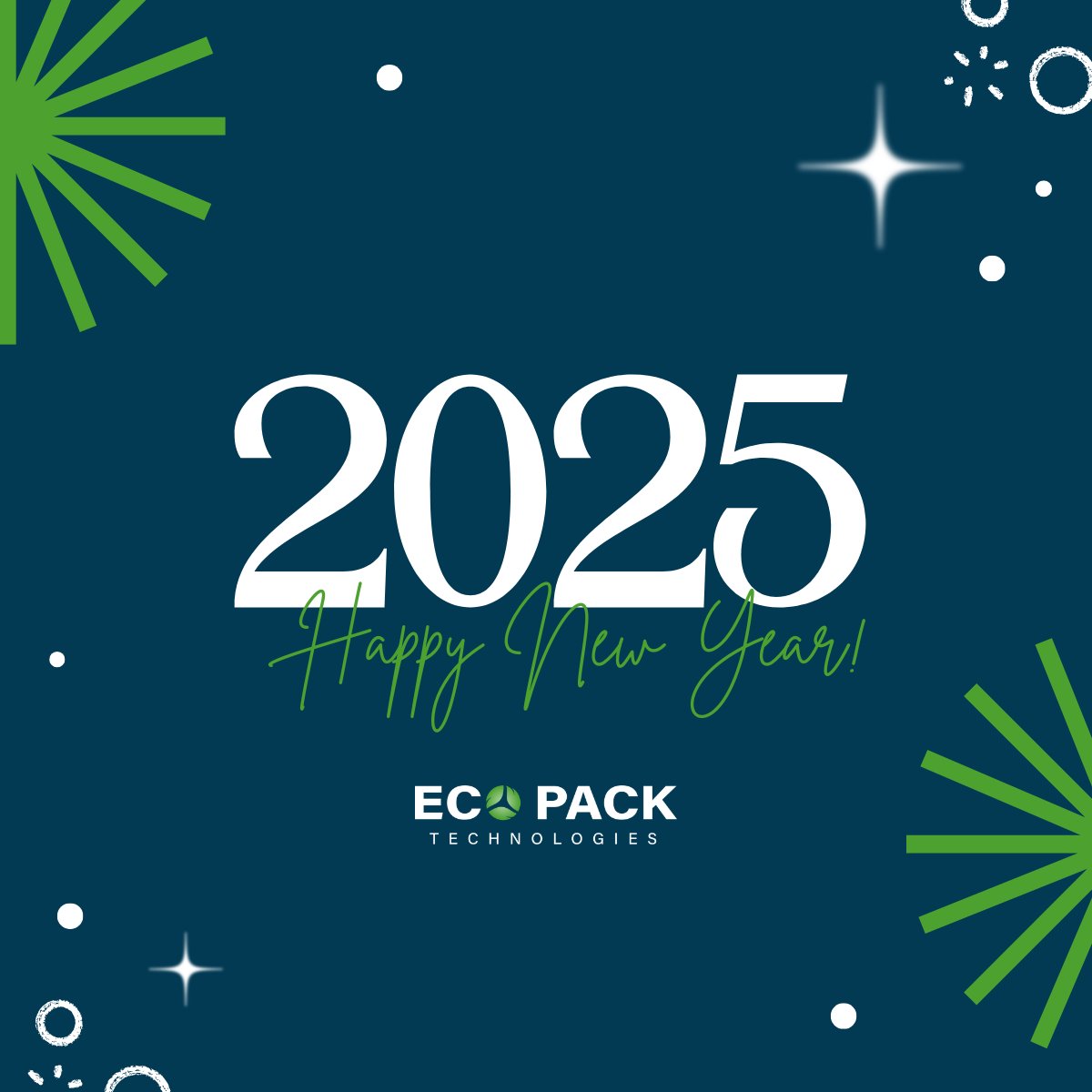 🎉 Happy New Year from all of us at Eco Pack Technologies! We hope you had a wonderful Christmas break.

Our offices are now back open for business, so please get in touch if you'd like to know more about our #lowcost, #lowcarbon #secondarypackaging solutions.

#stretchwrap
