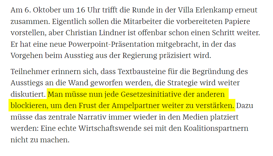 <a href="/c_lindner/">Christian Lindner</a> Entschlossen handeln - #FDP Version:

"Man müsse nun jede Gesetzesinitiative der anderen blockieren, um den Frust der Ampelpartner weiter zu verstärken."
zeit.de/politik/deutsc…