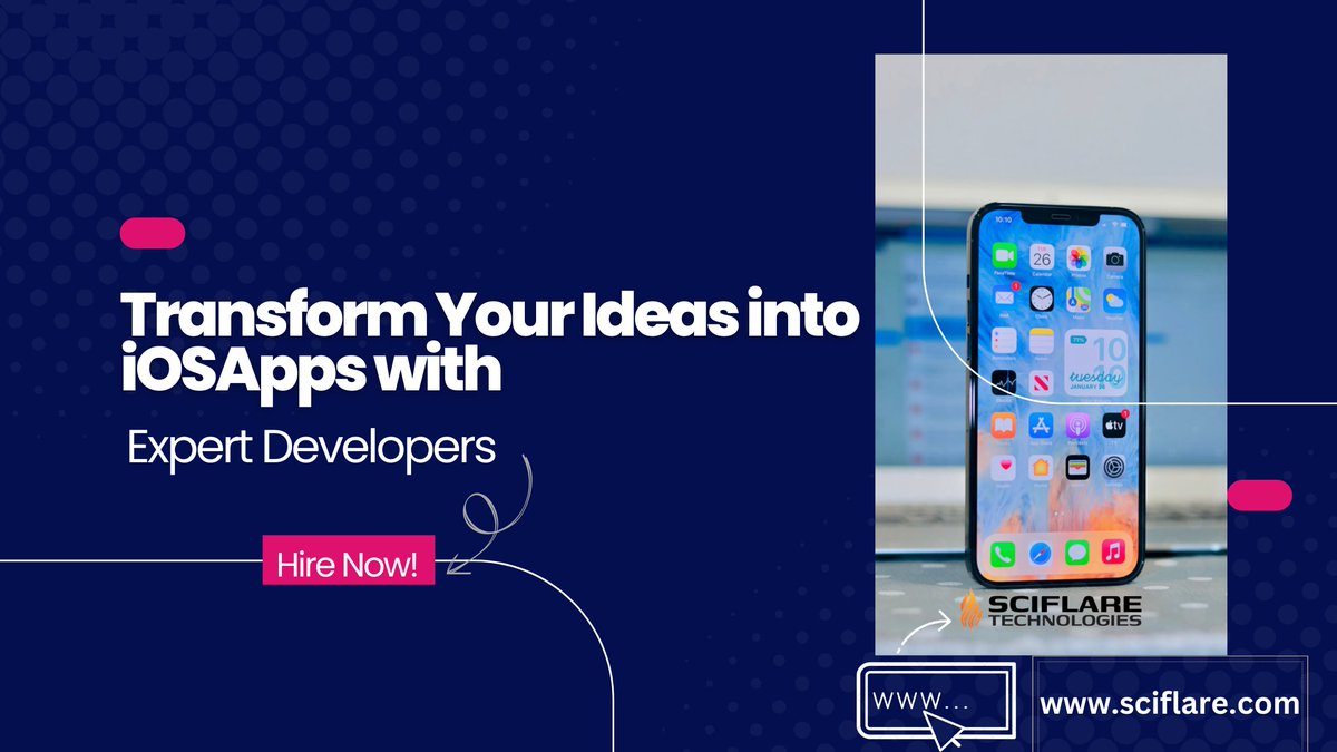 jamessmith30742's tweet image. Looking to build a top-tier iOS app? Hire expert iOS developers today! Our team at Sciflare delivers high-quality, scalable, and custom iOS solutions to meet your business needs. Let's create something amazing together!
#iOSAppDevelopment #HireiOSDevelopers #MobileAppDevelopment
