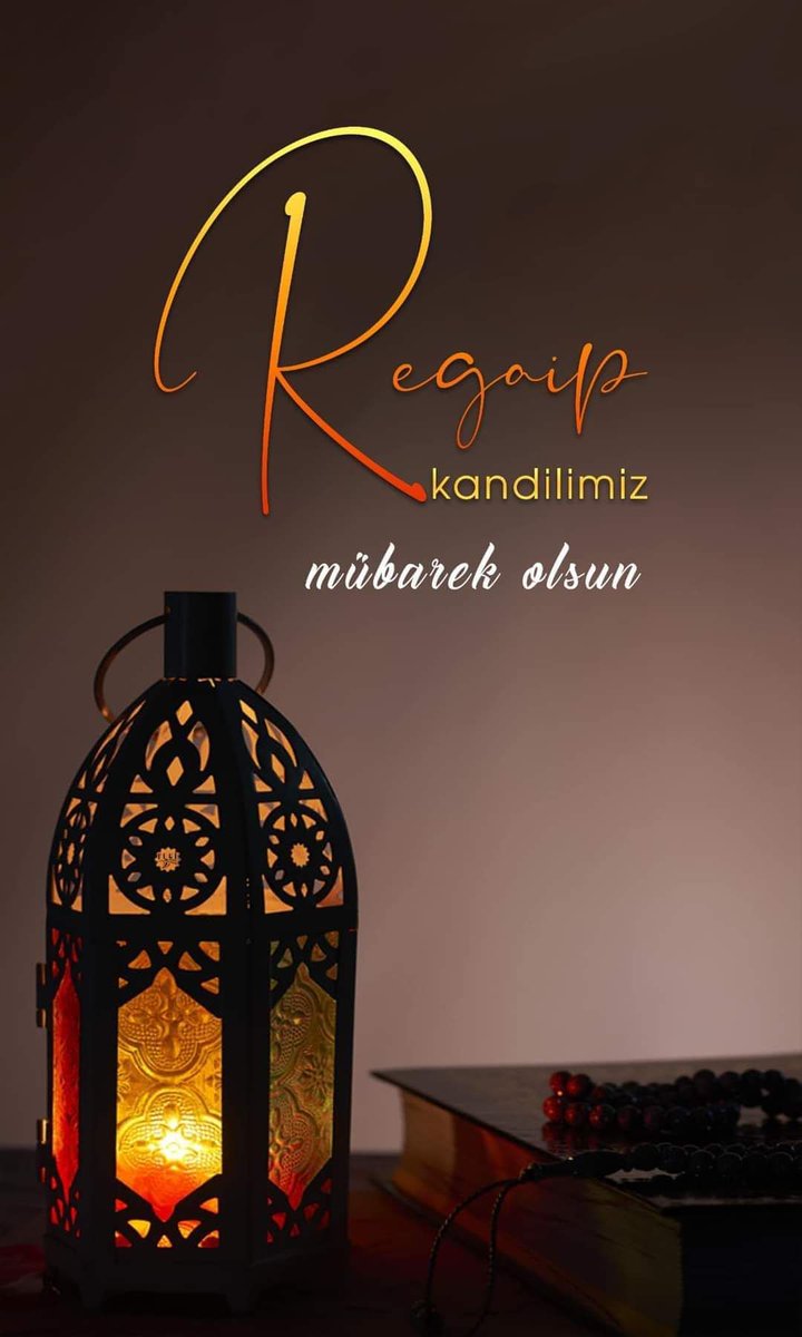 Regaip kandiliniz mübarek olsun..