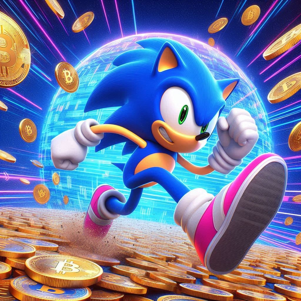 The $Sonic meme coin not only symbolizes speed, but also represents infinite possibilities. Let's continue to sprint ahead in this new year.

#sonic  #2025