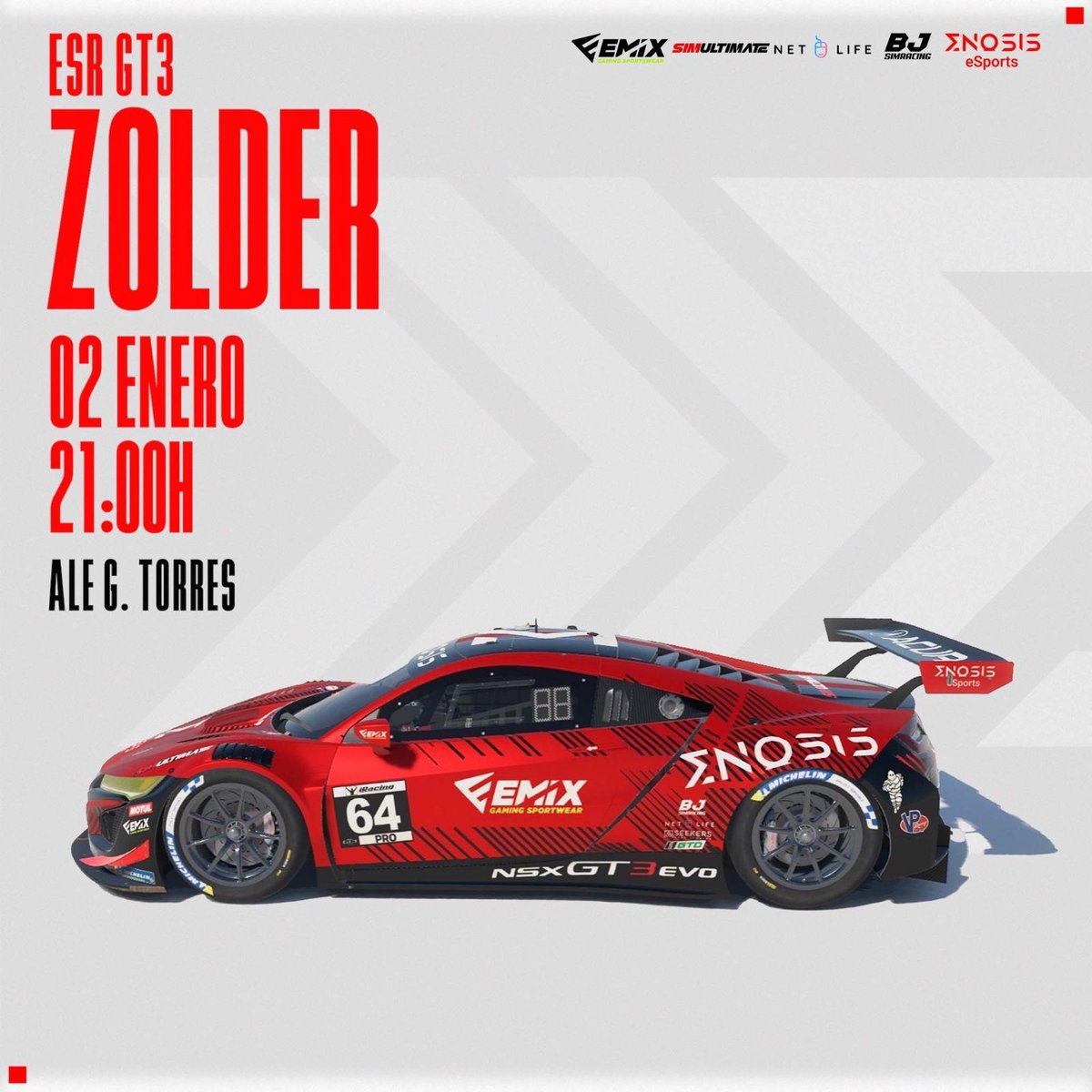 Enosis eSports (@e_enosis) on Twitter photo 🏁 ESR <a href="/Evolutionsimra1/">Evolutionsimracing</a>
🗺️ Zolder
📺 youtube.com/@EvolutionSimR…
#iracing #eSports #simracing
<a href="/Emix_Gaming_/">EmixGaming</a> <a href="/Bjsimracin1/">BJSIMRACING</a> <a href="/NetLifeGaming/">NetLife Gaming</a>
simultimate.eu 🏁 ESR <a href="/Evolutionsimra1/">Evolutionsimracing</a>
🗺️ Zolder
📺 youtube.com/@EvolutionSimR…
#iracing #eSports #simracing
<a href="/Emix_Gaming_/">EmixGaming</a> <a href="/Bjsimracin1/">BJSIMRACING</a> <a href="/NetLifeGaming/">NetLife Gaming</a>
simultimate.eu