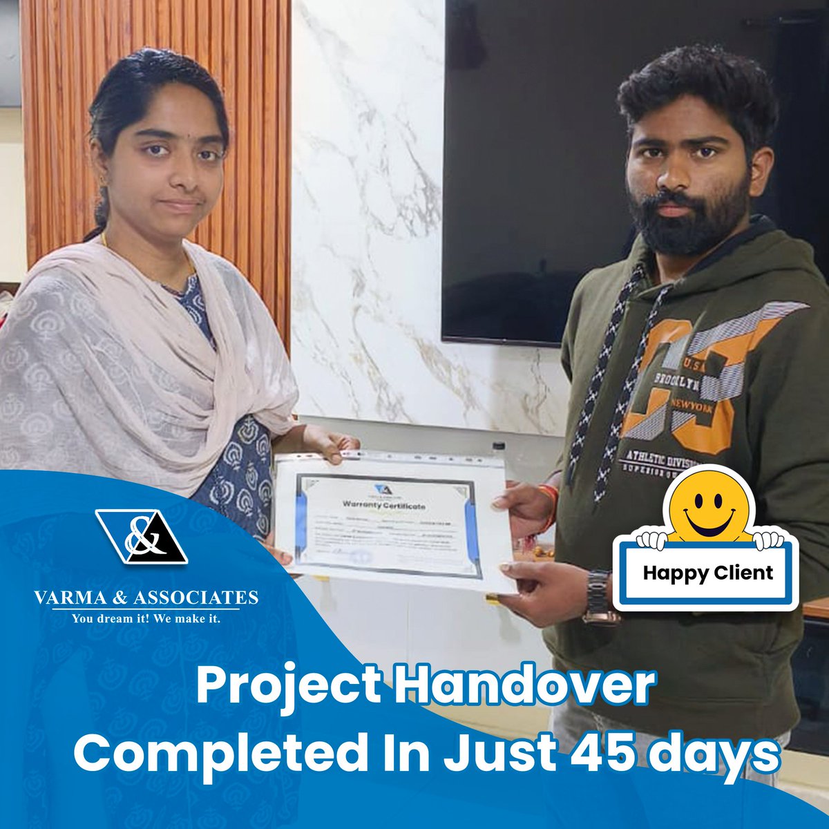 varma_and27298's tweet image. 🎉 Project Handover in Just 45 Days! 🎉

Another dream turned into reality! 🏡 We&apos;re thrilled to complete and hand over our latest interior project in record time. Happy clients, happy us! 😊

For more details:
Contact: 9966111465
Website: varmaandassociates.co.in
 #designeasy