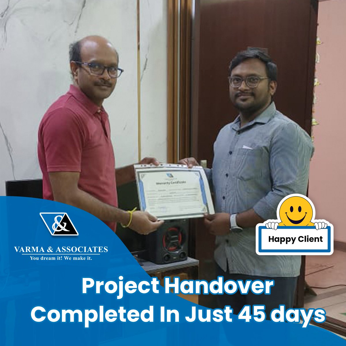 varma_and27298's tweet image. 🎉 Project Handover in Just 45 Days! 🎉

Another dream turned into reality! 🏡 We&apos;re thrilled to complete and hand over our latest interior project in record time. Happy clients, happy us! 😊

For more details:
Contact: 9966111465
Website: varmaandassociates.co.in
 #designeasy