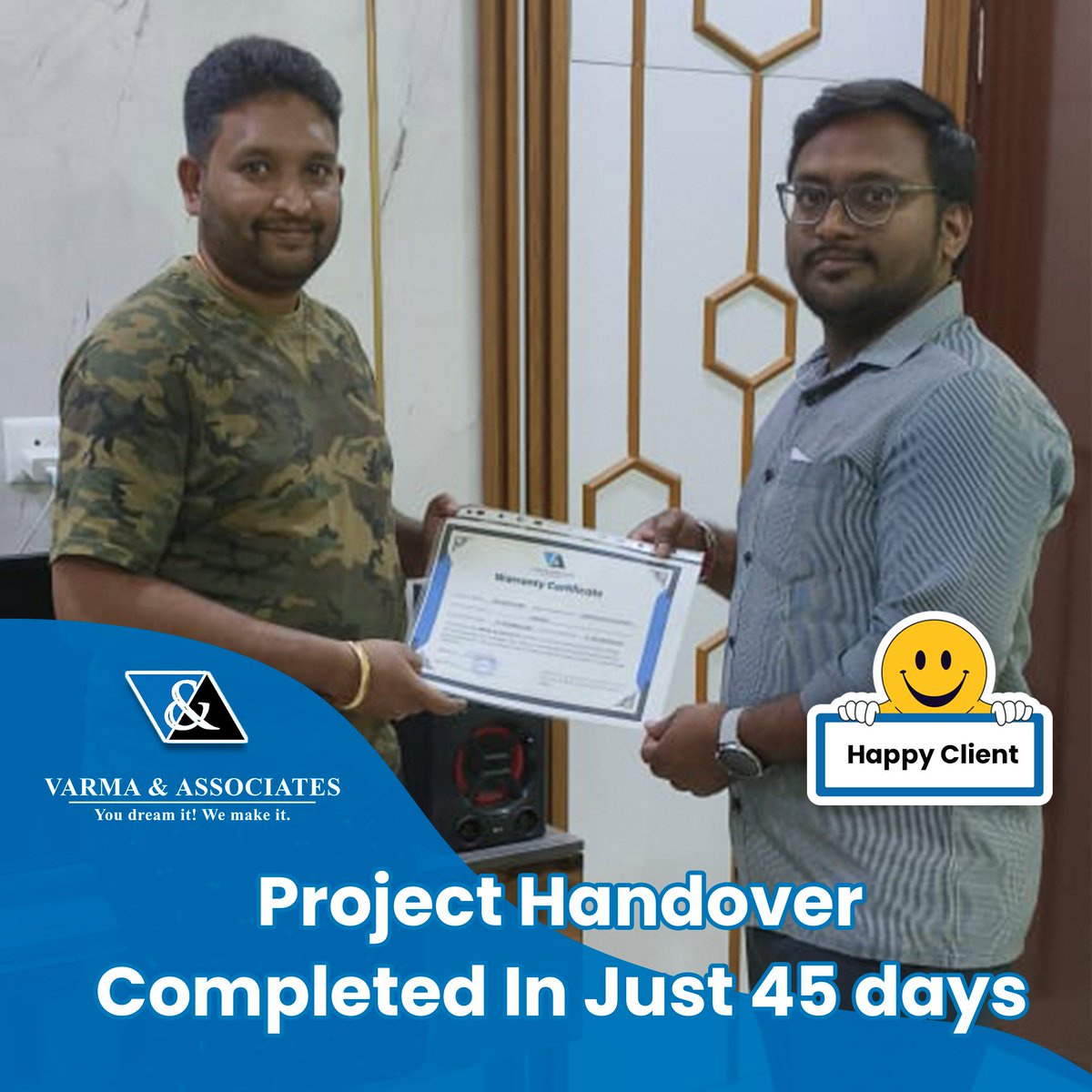varma_and27298's tweet image. 🎉 Project Handover in Just 45 Days! 🎉

Another dream turned into reality! 🏡 We&apos;re thrilled to complete and hand over our latest interior project in record time. Happy clients, happy us! 😊

For more details:
Contact: 9966111465
Website: varmaandassociates.co.in
 #designeasy