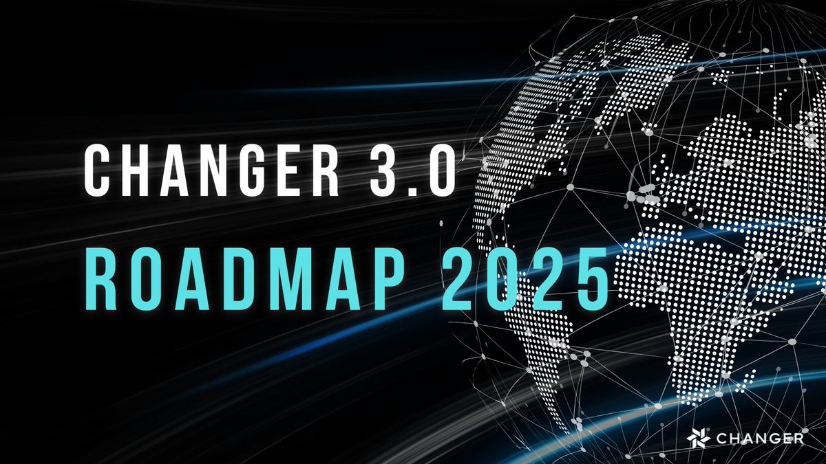 changerofficial's tweet photo. Changer 3.0 Roadmap 2025🌐

Full Details: https://t.co/1Z8wGZekT9