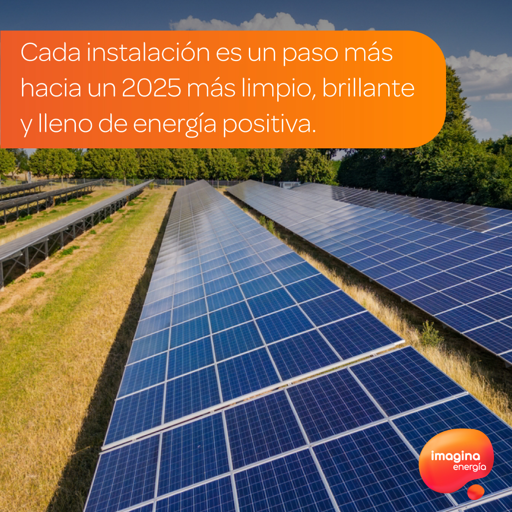 ✨ Propósitos 2025: hogares más sostenibles ✨

En Imagina Energía queremos seguir iluminando más hogares con energía 100% solar. 🌞

✅ Más accesibilidad a la energía de origen 100% solar.
✅ Soluciones personalizadas y sostenibles.
✅ Ahorro energético para un futuro mejor.

🌍