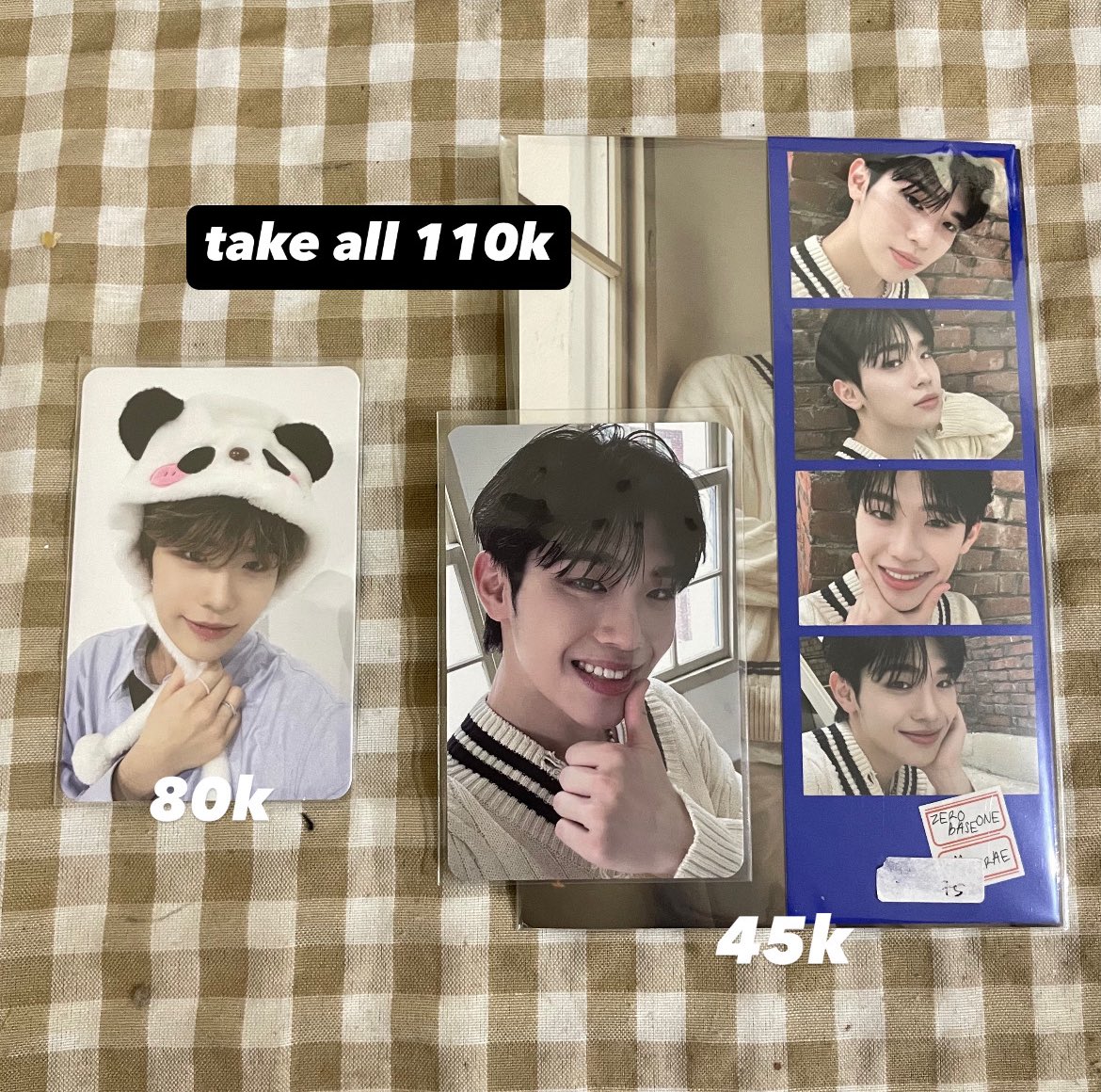 tantannie_'s tweet photo. ♡ wts taerae zb1 photocard ♡ 

- 💸 on pict
- ready ina
-  include packing &amp; adm 📦
-  transaksi via oren🍊
- 📍jogja/depok
- keep event✅

detail on dm💌 

t. pc taerae panda zb1 zerobaseone makestar pob membership fanclub https://t.co/KPho1wjsck
