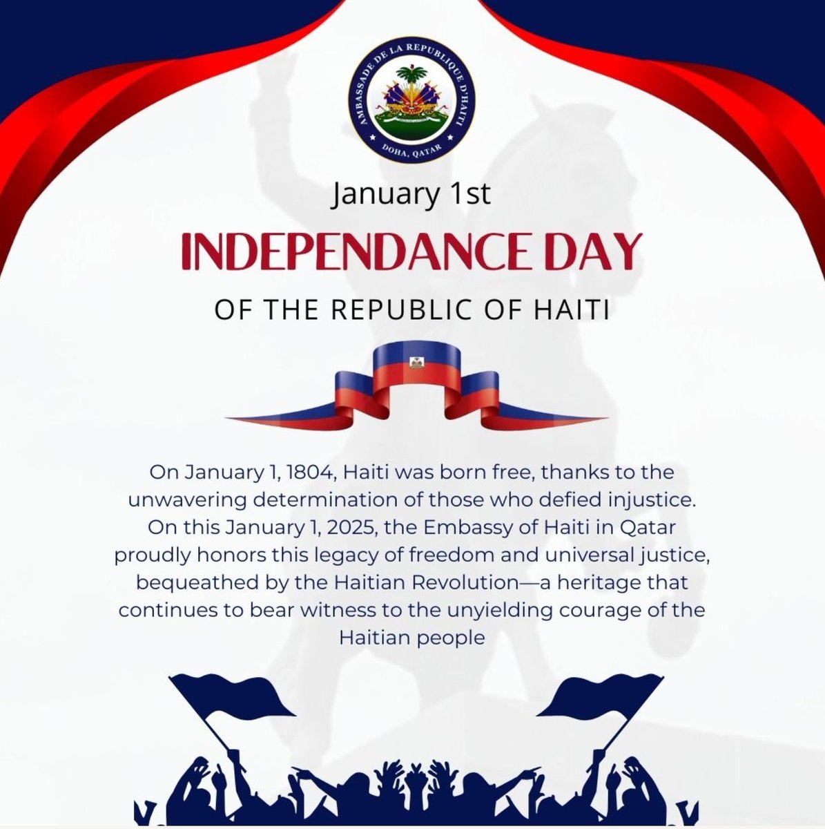 Embassy of Haiti in Qatar (@htembassyqatar) on Twitter photo 