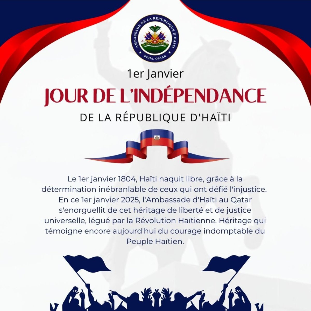 Embassy of Haiti in Qatar tweet media
