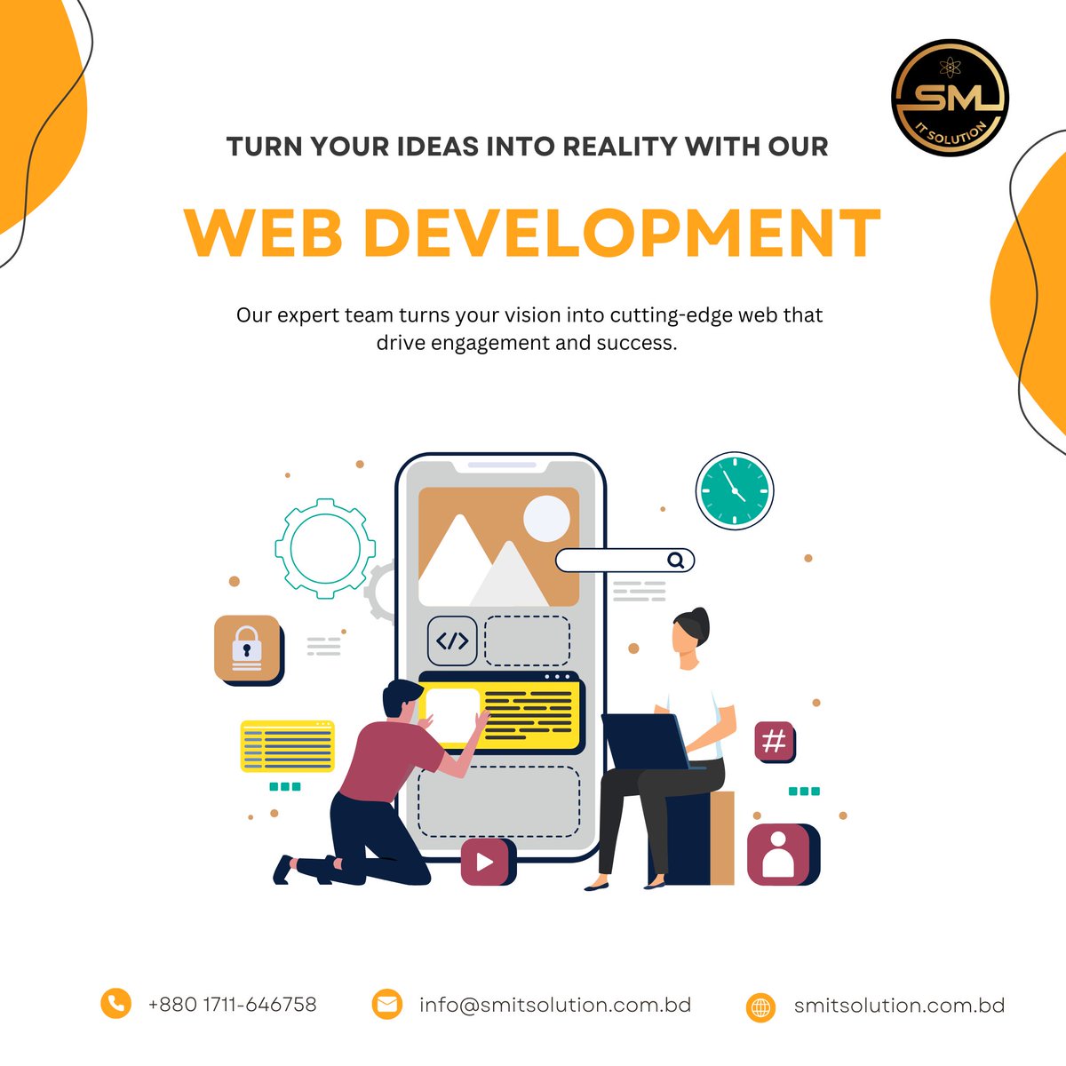 smitsolutionuae's tweet image. Turn your vision into reality with a website that truly reflects your brand! ✨ From creative designs to cutting-edge functionality, we bring expertise and passion to every project.
#WebDesignExperts #DreamWebsite #CreativeWebSolutions #SMITSolution #WebsiteMagic