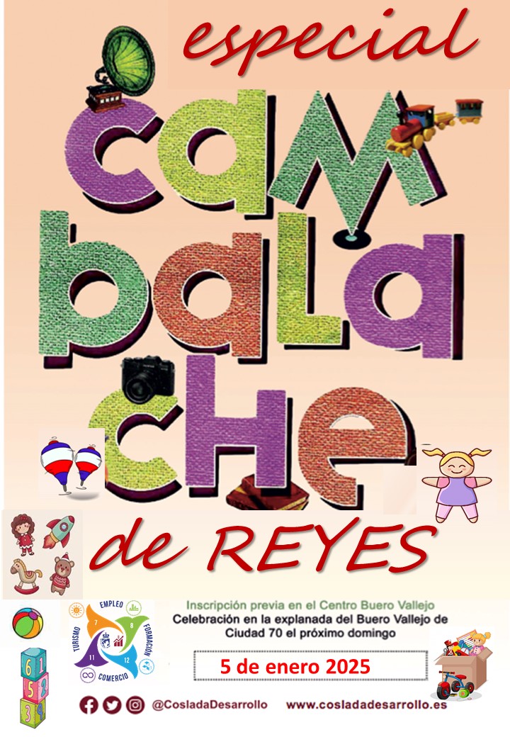 CAMBALACHE| #Coslada celebrará este domingo la primera feria del #Cambalache del año repartiendo chocolate con churros y con animación de calle <a href="/CosladaDesarrol/">CosladaDesarrollo</a>