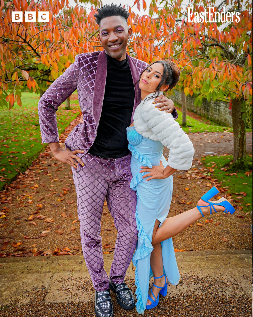 Some Behind the Scenes pics from the EPIC #SukEve wedding day drama...! #EastEnders