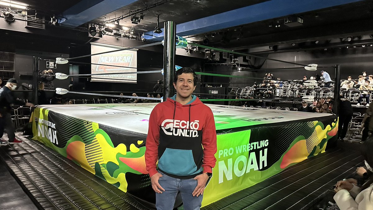 Thanks to Pro Wrestling NOAH for having me at NOAH New Year Reboot