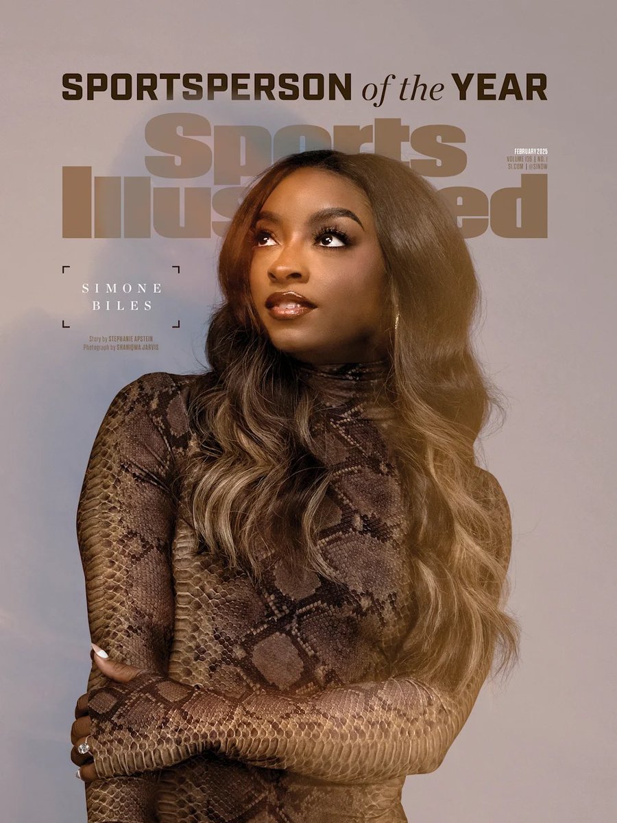 stephapstein's tweet image. In the instant before the team competition began at the Paris Olympics, Simone Biles asked aloud, “What if it happens again?”
She did not know the answer. She competed—and won—anyway. For that, and so much more, she is @SInow’s Sportsperson of the Year:
bit.ly/3PlzoJ6
