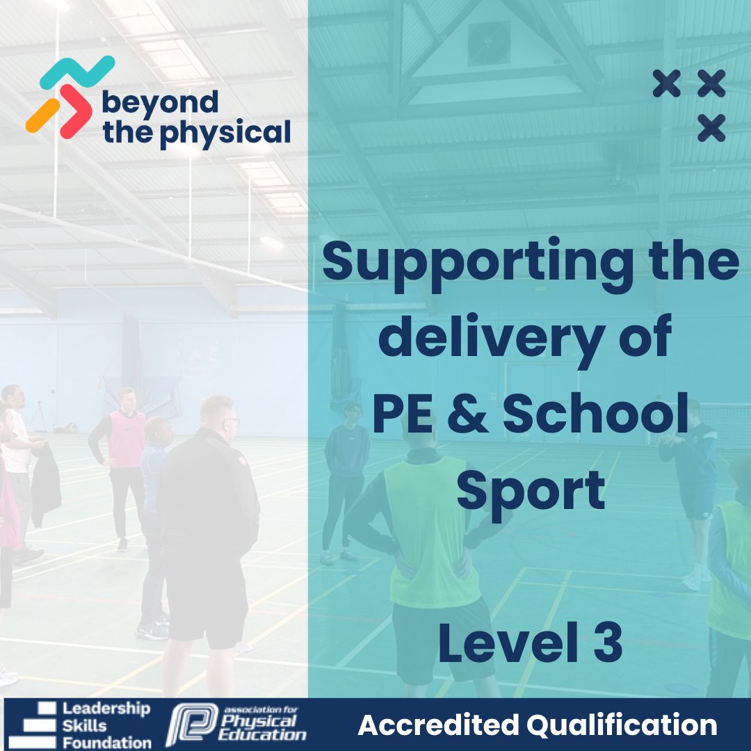 🚀 Elevate your PE &amp; School Sport delivery with our Level 3 course! 🏅

Coaches in schools, this is for you! 

✨ Key Benefits: 
✅ Flexible learning
✅ In-person visits for hands-on support
✅ 1:1 tutor guidance
Learn more &amp; secure your spot today!
🔗 beyondthephysical.co.uk/supporting-the…