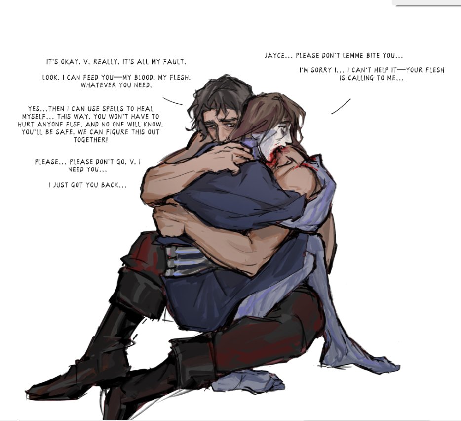 RiaK_li's tweet photo. im so obsessed with this au and did this #jayvik https://t.co/EQBdJX1noH