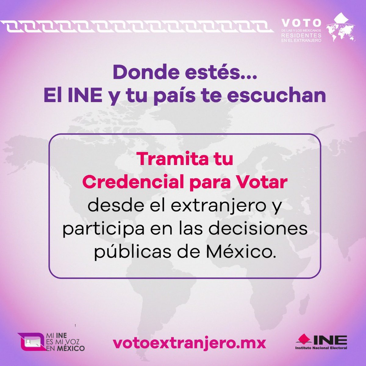 🌎Te esperamos en el <a href="/ConsulMexMia/">ConsulMex Miami</a> para tramitar tu credencial de elector🗳. Consulta los requisitos:
👉consulmex.sre.gob.mx/miami/index.ph…
#VotoExtranjero #INEMéxico
