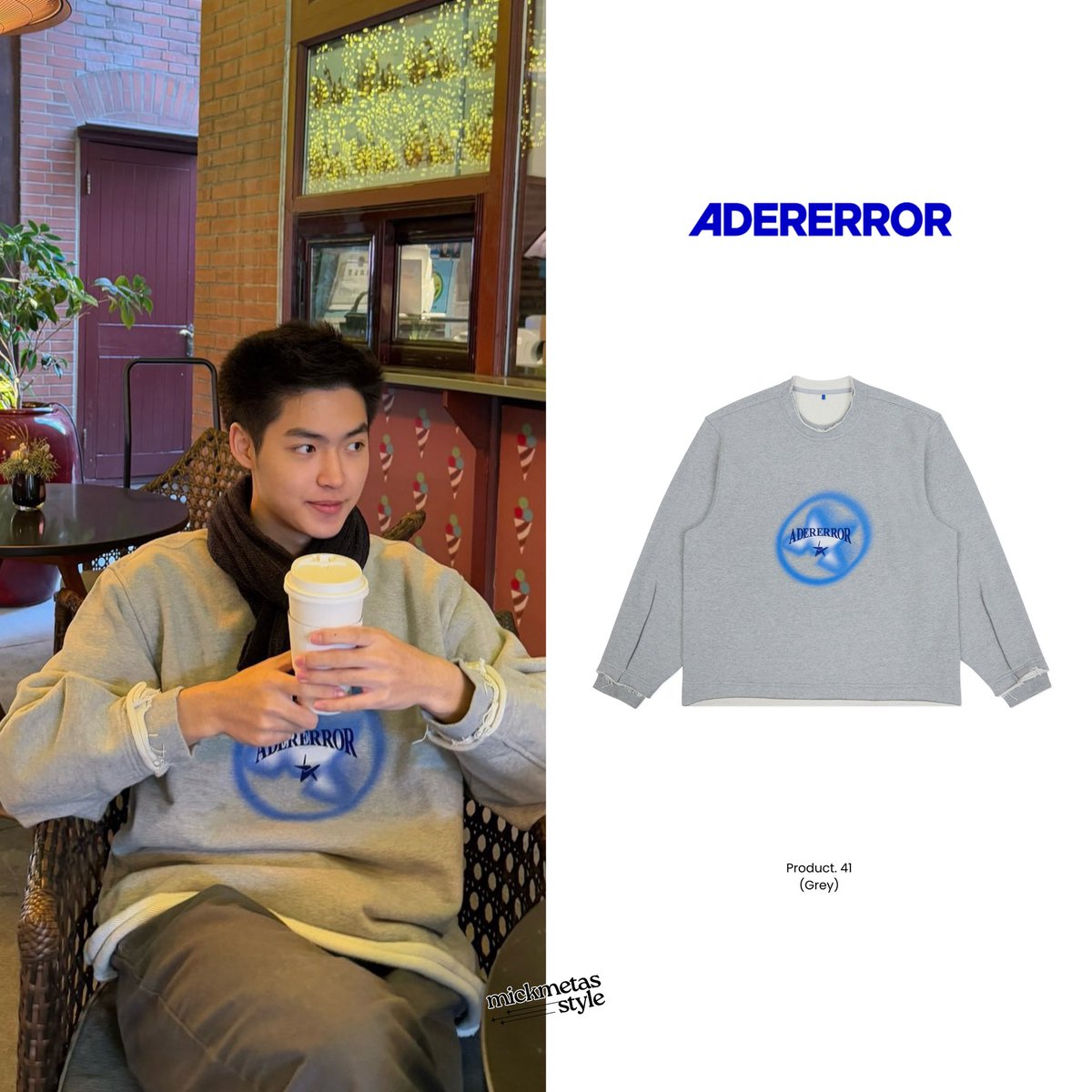 mickmetas_style's tweet image. ✨ MICK STYLE @mickmetas 🇨🇳

@_adererror 
🥼Product. 41(Grey)

#mickmetas
#ADERERROR
#mickmetas_style