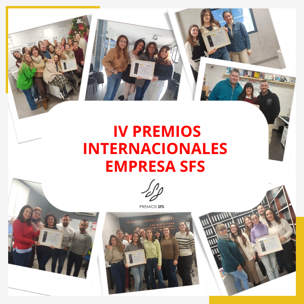 Recibir una Mención de Honor en los IV Premios Internacionales Empresa SFS - <a href="/PremiosSFS/">Premios SFS</a> como empresa saludable, flexible y sostenible es un auténtico aliciente para nuestros equipos. ¡Enhorabuena, vuestro trabajo lo ha hecho posible!