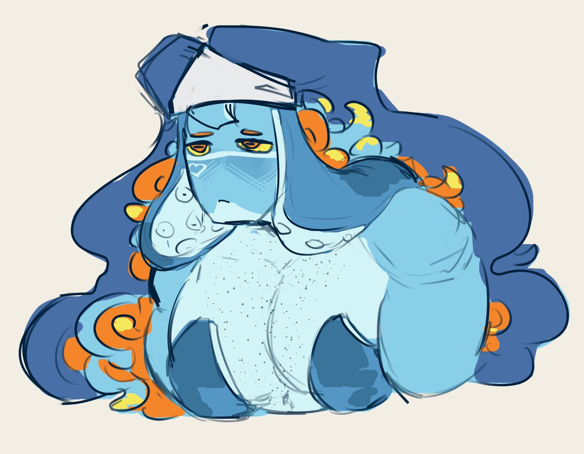 PyrFuelo's tweet photo. Yaki with sharp teeth and a long tongue with suctions at the tip https://t.co/z21ZWGLazr