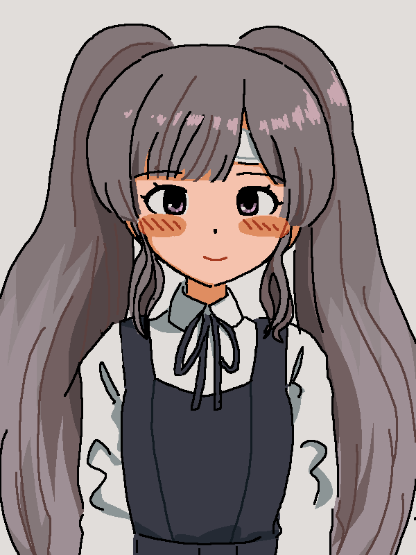 幽谷霧子 「」|⌒ ⌢のイラスト