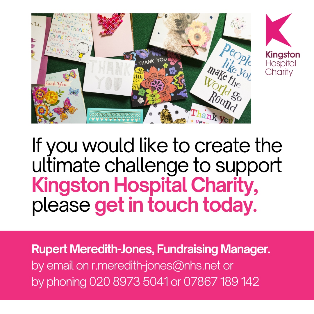 ** New Year, New Challenge! **
Join us this year in making a positive impact on healthcare in our community! 
khc.org.uk/support-us/fun…

#NewYearNewChallenge  #NewYearNewYou #2025Challenge #KingstonuponThames #NHS