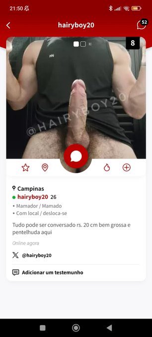 hairyboy20's tweet photo. Entrei no @TheBlowers a procura de alguém pra foder minha garganta e achei 😈

Link do app: 
https://t.co/TOHvBg3e5k https://t.co/cCAIqhzwrW