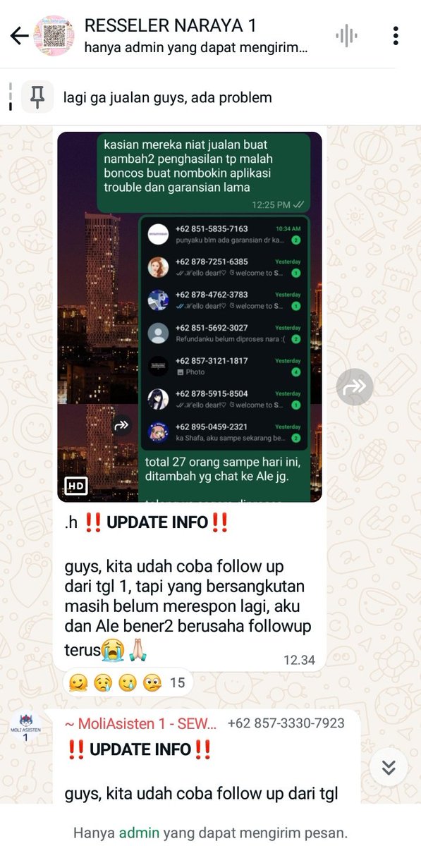 ‼️ FH GAK TANGGUNG JAWAB‼️

naraya lu tanggung jawab woi, mana nih garansian udah mau 2 Minggu gada kabar samsek hadeuh, lu enak² nge-gym ress lu ktar ktir nombokin, koplak lepas tanggung jawab. kasian admin lu yang gatau tentang garansian malah di tinggal
@okkawie #zonauang