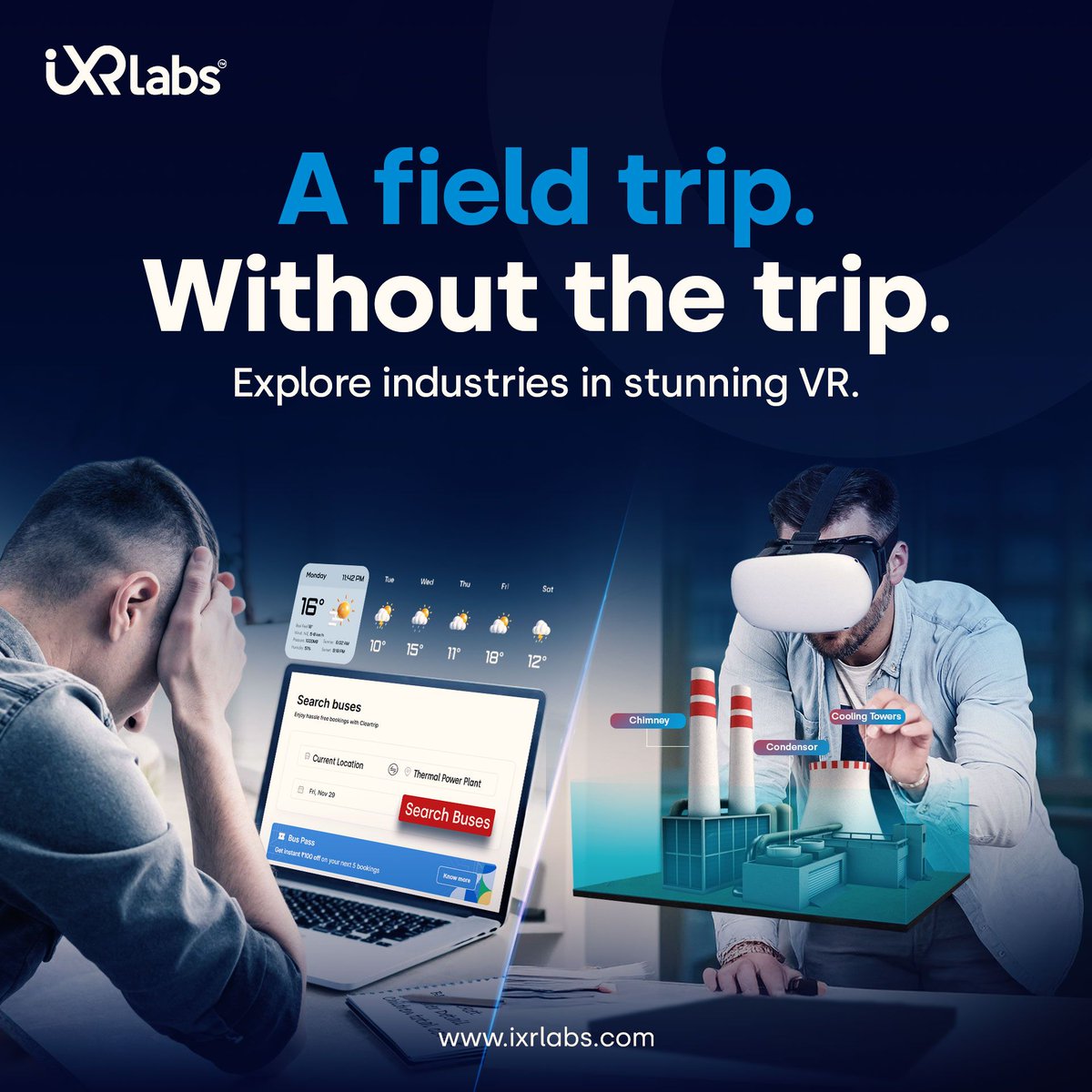 ixr_labs's tweet image. Tired of planning costly field trips?🤔

VR brings the experience to the classroom!  Explore real-world industries without leaving your seats. 

#VRlearning #experientiallearning #educationtechnology #VR #highered