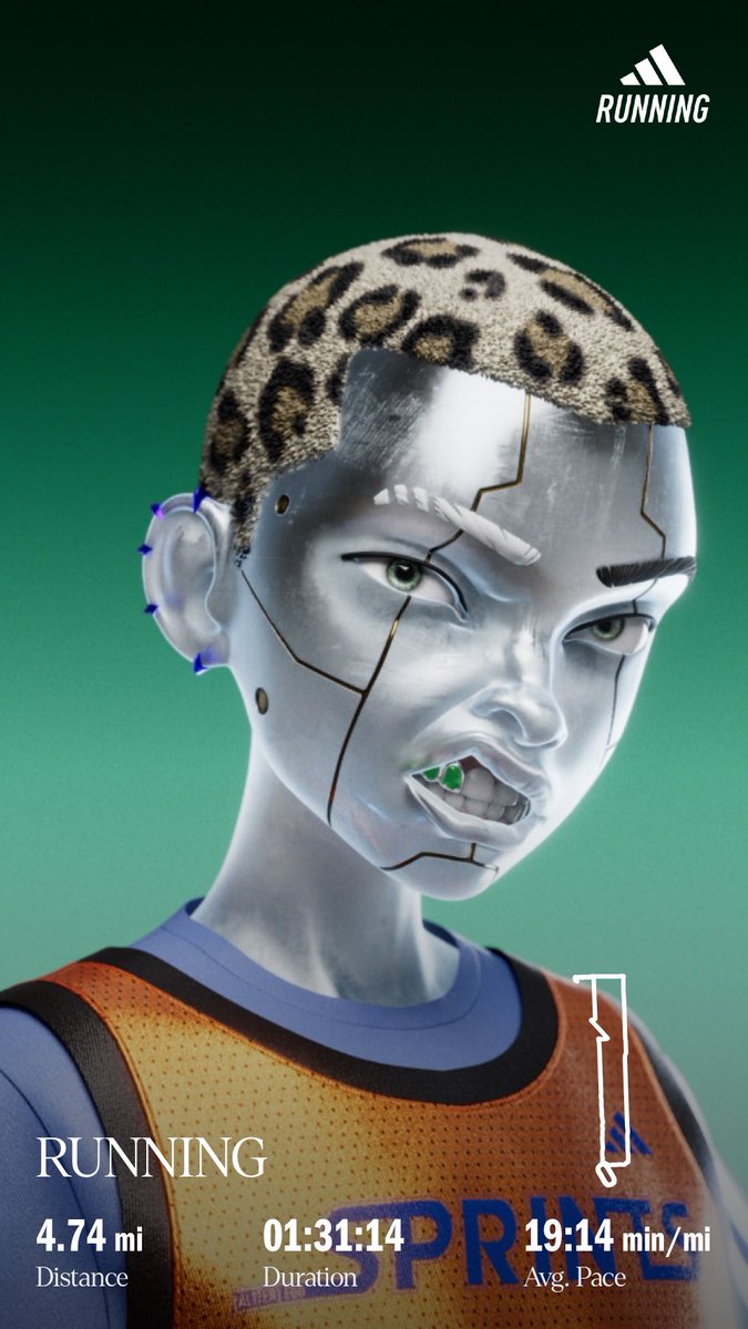 Day 2 of virtually walking to ⁦<a href="/adidas/">adidas</a>⁩ HQ till I get a job with /// miles 17/4231🏃
My ⁦<a href="/altsbyadidas/">ALTS by adidas</a>⁩ face is correct as I woke up to it 25 degrees and it was snowing lightly but snow don’t stop the grind and it won’t stop me another 5ish miles