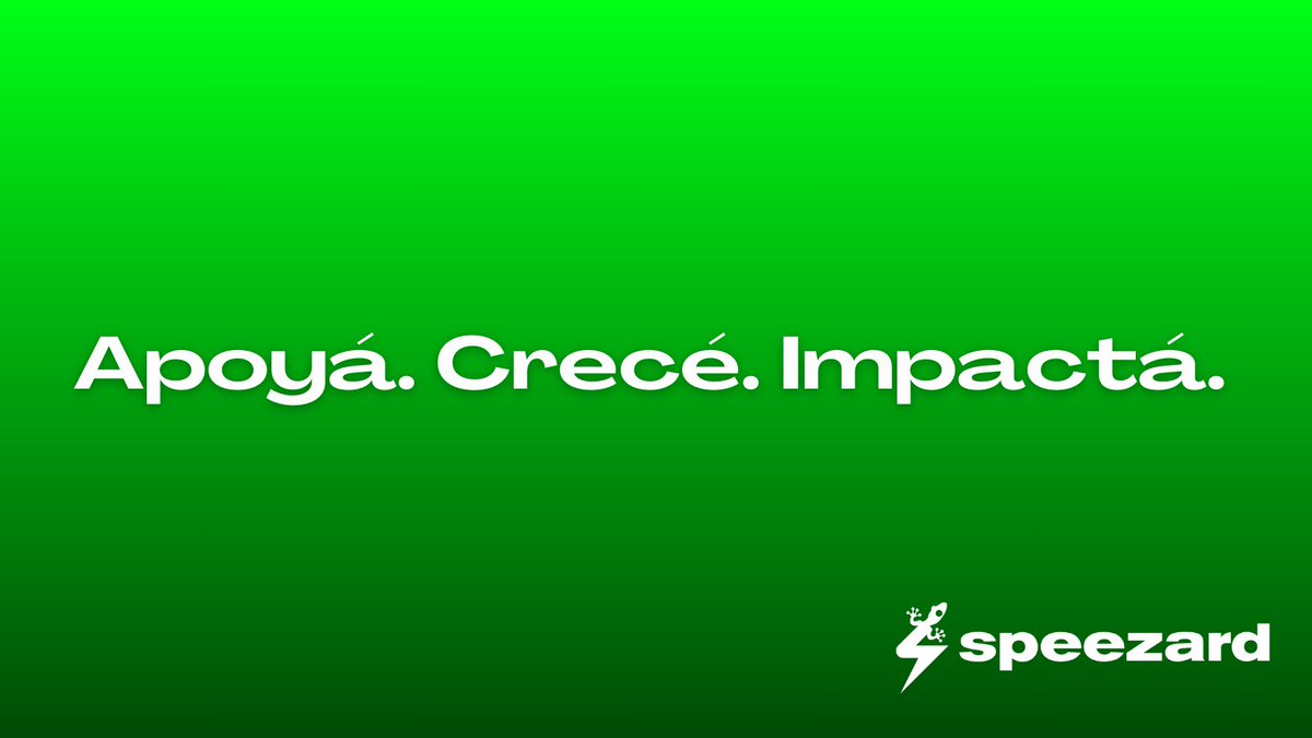 Invertí en el futuro de Web3 e IA. 💡 
¡Speezard te necesita!

Se parte del cambio. Apoyá startups que están transformando industrias. 
Más info: speezard.io