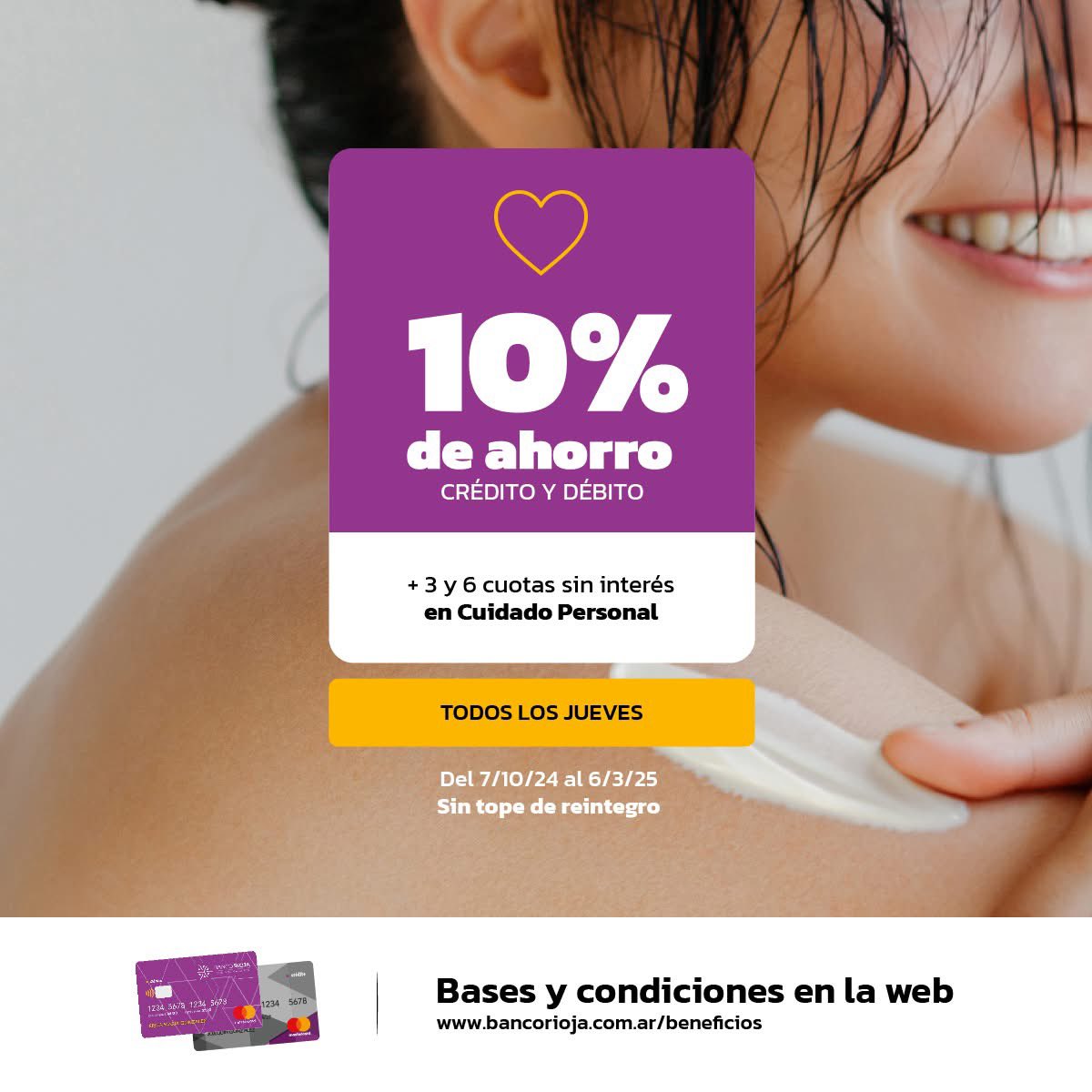 BancoRioja's tweet photo. 💅Comenzá el año ahorrando con tus tarjetas de crédito y débito de Banco Rioja. 

Conocé los comercios adheridos en: https://t.co/TMCYEVKVkW https://t.co/2KWduDViQ7