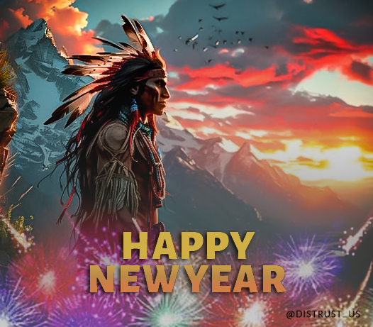 Distrust_us's tweet image. Happy New Year!
This year, one where we actively support Native American communities and their fight for justice and self-determination.
#NativeAmericanRights #SupportNative
 #HappyNewYear2025